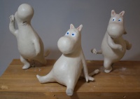3 Moomintrolls